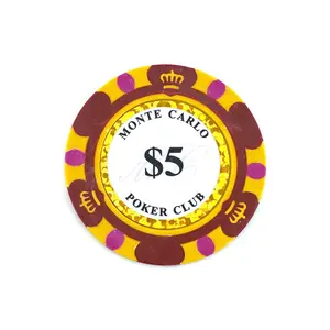 Großhandel Günstige Custom Denomination Übergroße Juego Golf Mini Metal Casino Poker Chip