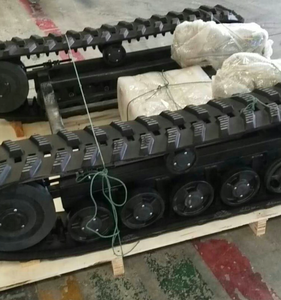 Gummi ketten Chassis Track Carrier Chassis <span class=keywords><strong>Snowcat</strong></span> Crawler Gummi ketten Landwirtschaft liche Roboter Chassis Avt-12t - Product Image 4