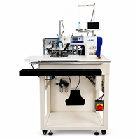 Machine à coudre industrielle automatique pour fentes de manches de chemise et patte de manche TS-850