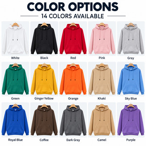 Sudadera con Capucha Cortavientos Unisex de Algodón y Poliéster de 280 GSM con Logotipo Personalizado Bordado al por Mayor, Etiqueta Privada OEM - Product Image 4