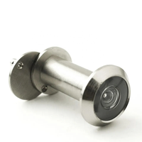 Visière de porte personnalisée d'usine OEM coupe-feu lentille de porte grand angle spyhole visionneuse de judas de porte