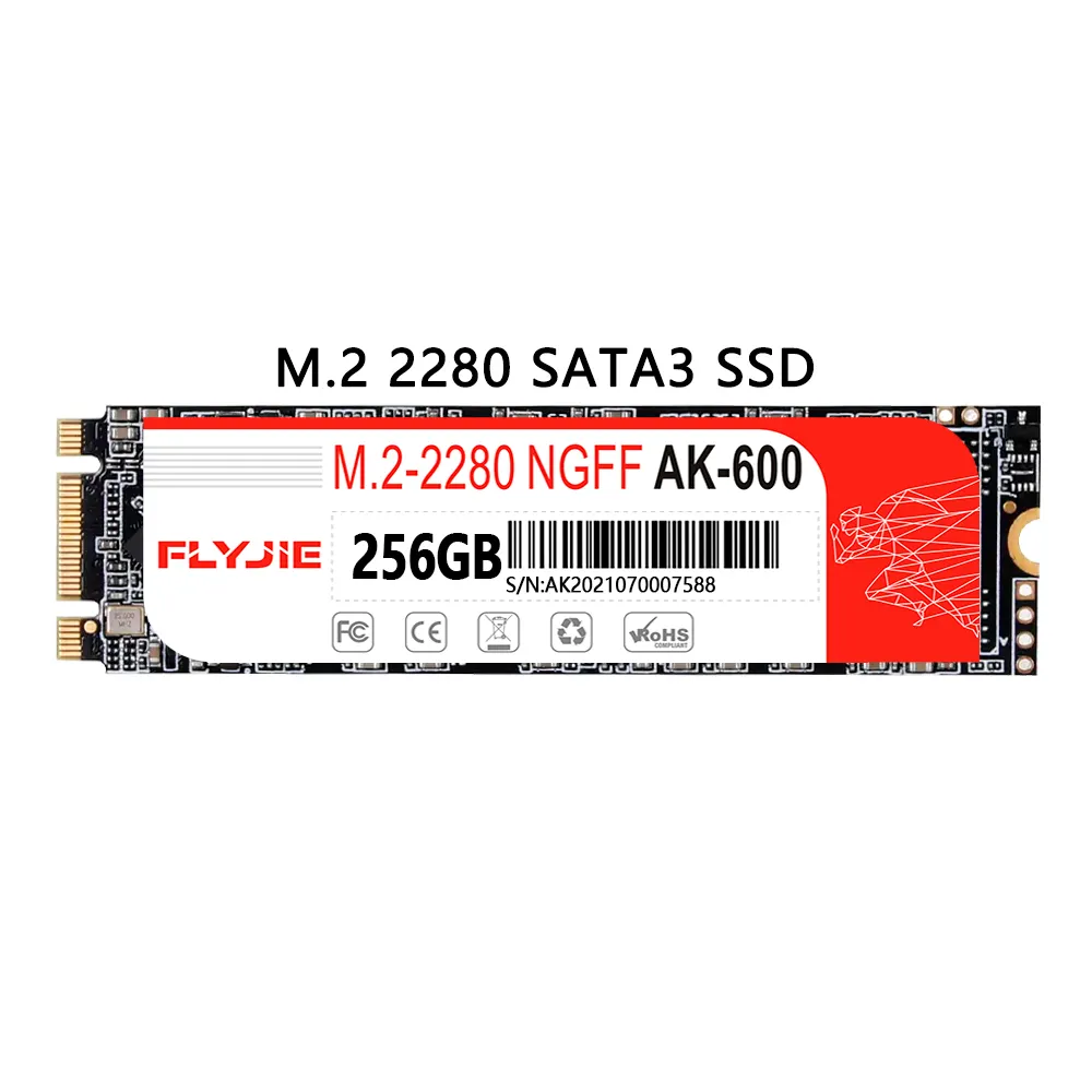 Số lượng thấp tùy biến M.2 SATA NGFF 2280 64GB 128GB 240GB 250G 256GB 480GB 500GB 512GB 1TB 2TB 4TB M2 trạng thái rắn điều khiển