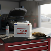 Batterie de voiture au plomb-acide 12V 55Ah DIN55 à charge sèche, nouvelle, la meilleure, 440CCA