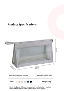 Nueva Bolsa de Almacenamiento Portátil para Viajes de Negocios, Bolsa de Maquillaje de Malla para Playa, Bolsa de Maquillaje de Gran Capacidad, Estuche de Lujo - Product Image 6