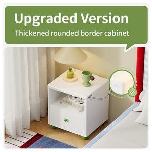 Comodino Moderno in Metallo Bianco <span class=keywords><strong>per</strong></span> Camera da Letto Femminile con Vernice Glitterata, Due Cassetti, Design Lussuoso <span class=keywords><strong>per</strong></span> Uso Alberghiero - Product Image 3