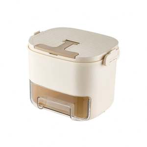 Pull-Out Ice <b>Storage</b> <b>Drawer</b>,Ice Cube Tray with Lid & <b>Storage</b> Bin, Ice Mold Ice Maker for Freezer with 2 Trays Easy Release Molds - Product Image 4