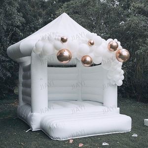 Gran oferta, rebote inflable de salto hinchable blanco comercial para niños al aire libre, uso usado para fiesta de boda - Product Image 4