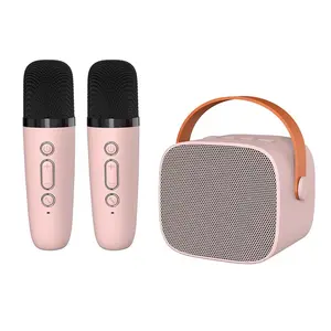 Draagbare Thuis Ktv Karaoke Machine Met Mini Bluetooth Draadloze Microfoon Usb-Uitgang Voor Volwassenen & Kinderen Perfect Cadeau
