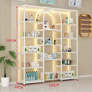 Exhibidores de Cosméticos de Diseño Moderno para Tiendas de Belleza, Estantes de Pared para Salones de Belleza y Barberías - Product Image 6