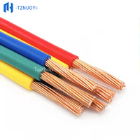 Cable Eléctrico de Cobre Trenzado Desnudo BV/BVR, Cable de Tierra con Aislamiento de PVC con Clasificación IP65