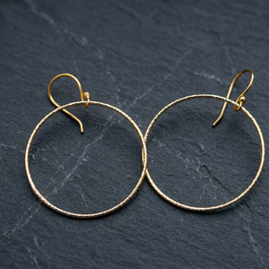 Women's Trendy Gold Plated Brass Hoop <b>Earrings</b> 14k Gold Filled Wire Circle Open <b>Hook</b> Party Handmade Customized Color Jewelry - Product Image 2