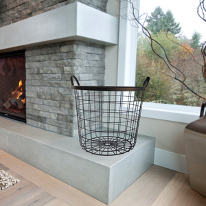 Factory Custom <strong>Fireplace</strong> Indoor Accessories Modern Black Metal Robust <strong>Log</strong> Multi Utility <strong>Basket</strong> for Outdoor Firewood Storage - Product Image 2