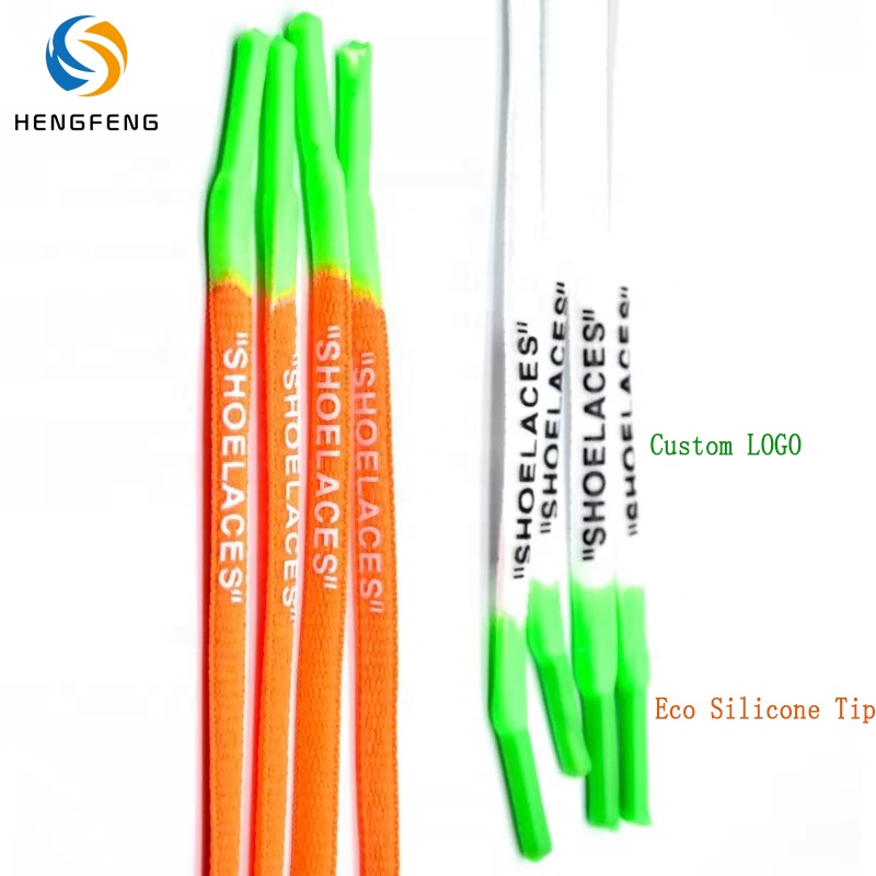 Rainbow Flat Shoelaces Custom Packaging Printed Logo - Bulk String Shoe Strings for Shoes