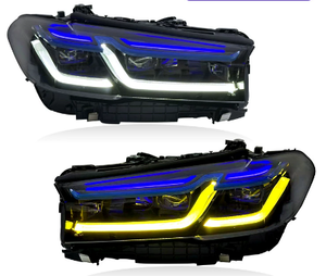 Accessoires automobiles, phares LED pour BMW M5 F90 Série 5 G30 G38 2018-2023, éclairage automobile, laser, plug and play, phare avant - Product Image 1