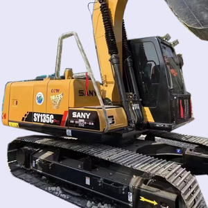 Bon état de fonctionnement CE de haute qualité et bon prix SY135U Sany a utilisé des machines d'excavatrice de 13 tonnes de Chine - Product Image 1