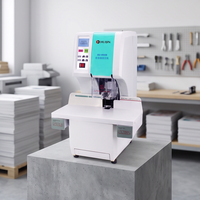 HUIJIN Nouvelle machine de perforation et de reliure électrique automatique 220V pour livres, étiquettes et documents financiers
