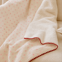 Couverture en coton crêpe pour enfants, très tendance, taille King, 4 couches, tricotée, motif mignon pour la décoration de la maison