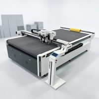 Matboard vinyl reclamebord met geautomatiseerde CCD-camera CNC trilmes snijtafel