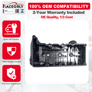 RACEORLY 059103469AQ 059103469BD Couvercle de soupape gauche pour Audi Q7 Q5 <span class=keywords><strong>VW</strong></span> <span class=keywords><strong>Touareg</strong></span> 3.0 TDI <span class=keywords><strong>V6</strong></span> EA837 CJM CRC CRCA - Product Image 3