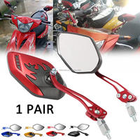 Rétroviseurs universels pour moto 8 mm 10 mm, rotation à 60 degrés, rétroviseurs latéraux pour moto, scooter, moto Espejos pour Honda Yamaha