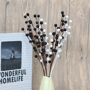 Nhân Tạo Màu Đỏ Bọt Trái Cây Berry Chi Nhánh Cho Đám Cưới Lãng Mạn Giáng Sinh Trang Trí - Product Image 6