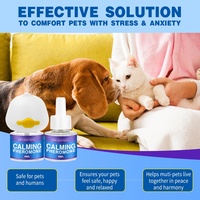 Diffuseur de phéromones automatique de luxe pour chats et chiens, kit de pulvérisation apaisant anti-stress, agent calmant liquide améliorant l'humeur