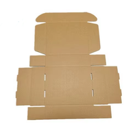 Boîte avec plateau pliable rectangulaire en carton ondulé extra résistant pour l'emballage logistique en gros avec livraison gratuite