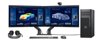 Bel presisi T7875 7875 menara Case Komputer Workstation PC Desktops dengan AMD PRO 7995WX 8G RAM 512G SSD grafis terintegrasi