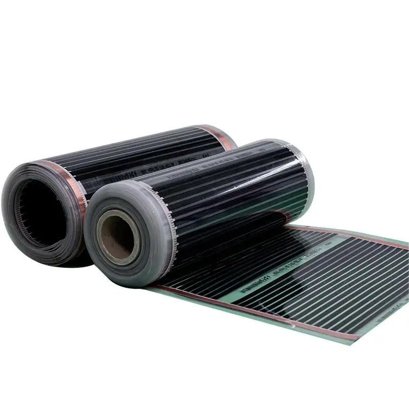 Custom Design 220v Encapsulated Electrothermal Underfloor Far Infrared Graphene Material Heating Film