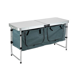 Table <span class=keywords><strong>de</strong></span> cuisson portable pliable facile à transporter, multifonctionnelle, pour le <span class=keywords><strong>camping</strong></span>, le pique-nique, armoire <span class=keywords><strong>de</strong></span> <span class=keywords><strong>cuisine</strong></span> avec rangement - Product Image 1