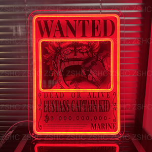 Venta caliente 3D UV impreso Anime neón decoración del hogar iluminación acrílico personalizado LED tablero de luz de neón para decoración de pared de fiesta - Product Image 1