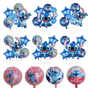 Dessin animé point bleu film d'animation plomb personnage ballons image mignonne ballons décoration de fête