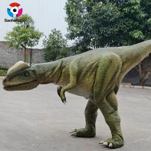 <span class=keywords><strong>Disfraz</strong></span> de dinosaurio <span class=keywords><strong>Velociraptor</strong></span> para caminar animatrónico realista de tamaño real para adultos alegres a la venta - Product Image 6