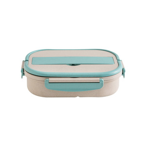 fridge organizer biodegradable food container Single crown lunch Microwave rice hush bento box manufacturer