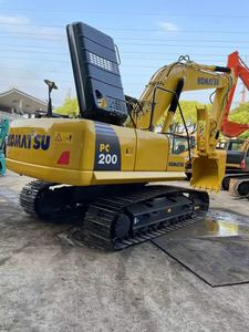 Excavadora de 20 toneladas famosa marca KOMATSU PC200 de alta calidad y baja hora de funcionamiento a la venta - Product Image 2