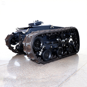 Tùy chỉnh <span class=keywords><strong>Crawler</strong></span> Robot Chassis nền tảng theo dõi xe tăng điều khiển từ xa tất cả các địa hình Robot theo dõi điện <span class=keywords><strong>Crawler</strong></span> - Product Image 5