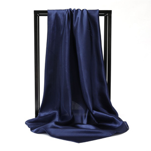 Mới nhất tùy chỉnh hoa satin khăn choàng phụ nữ thời trang hoa tudung in phương thức khăn hjiab rắn cung Polka Dot kẻ sọc lụa - Product Image 6