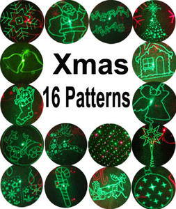 室外激光运动16个图案，1个红色、绿色、室外装饰激光投影仪，带遥控器 - Product Image 2