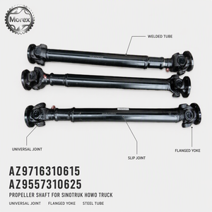 Arbre d'hélice AZ9716310615 AZ9557310625 pour camion Sinotruk HOWO 336HP, pièces d'arbre de transmission moteur Weichai - Product Image 3