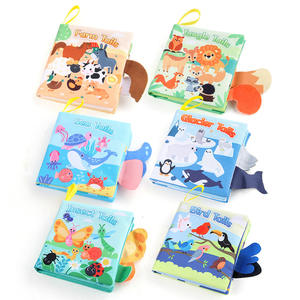 Livre de jouets pour enfants d'approvisionnement d'usine 0-3 ans éducation précoce bébé livre en tissu lavable déchirure livres d'images - Product Image 5