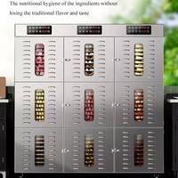 Voedsel Dehydrator Droog Fruit Droger Machine 90 Trays Gedroogd Fruit Kast Voedsel Droger Selderij Tomaat Aardappel Dehydrator