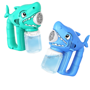 Nieuwe Hot Selling Kinderen Outdoor Zomer Speelgoed Volledig Elektrische Poreuze Oceaan Bubble Machine Dier Haai Bubble Pistool Speelgoed Voor Kinderen - Product Image 3