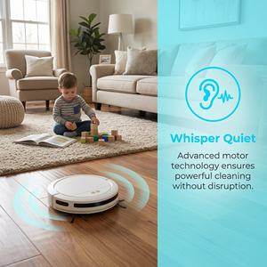 Aspirateur robot 3-en-1, aspiration puissante de 2700 Pa, nettoyage humide et sec, recharge automatique, aspiradora robot - Product Image 3