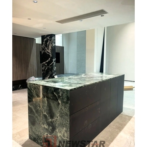 Newstar Customized Marble Slab Stone Kitchen Countertop Travertine Marble Island - Product Image 6