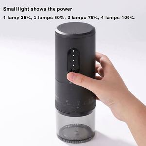 Digital New 38 Levels Adjustment Wireless <b>Coffee</b> <b>Maker</b> <b>Portable</b> Electric USB Rechargeable <b>Portable</b> <b>Coffee</b> Grinder for Espresso - Product Image 2