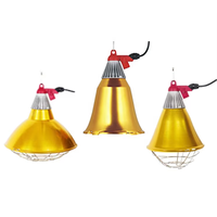 Lampe chauffante infrarouge pour volailles, vente en gros, lumière d'élevage professionnelle pour l'élevage du bétail en ferme