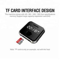 HBNKH H-R300 Promotion de Noël, lecteur de musique portable mini MP3 avec radio FM, prise en charge de la carte TF, Bluetooth, pour cadeaux