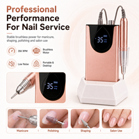 Máquina Profesional de Manicura Eléctrica sin Escobillas de 35000 RPM, Lima de Uñas Portátil, Herramienta de Manicura, OEM, ODM, Logotipo Personalizado de Fábrica