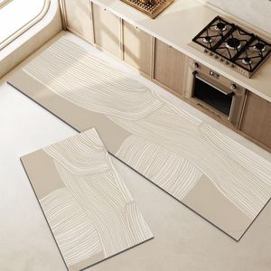 Tapete de PVC para Cocina, Rectangular, con Líneas Minimalistas, Resistente a las Manchas, Fácil de Limpiar, para Uso Doméstico - Product Image 4