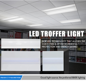 Hot Selling 2x2FT 25W 5000K LED Square Troffer Light avec panneau de panier central pour les bureaux et les salles de classe - Product Image 2